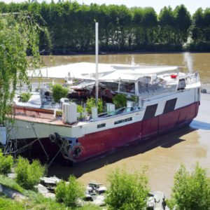 Un bateau sur un plan d'eau.